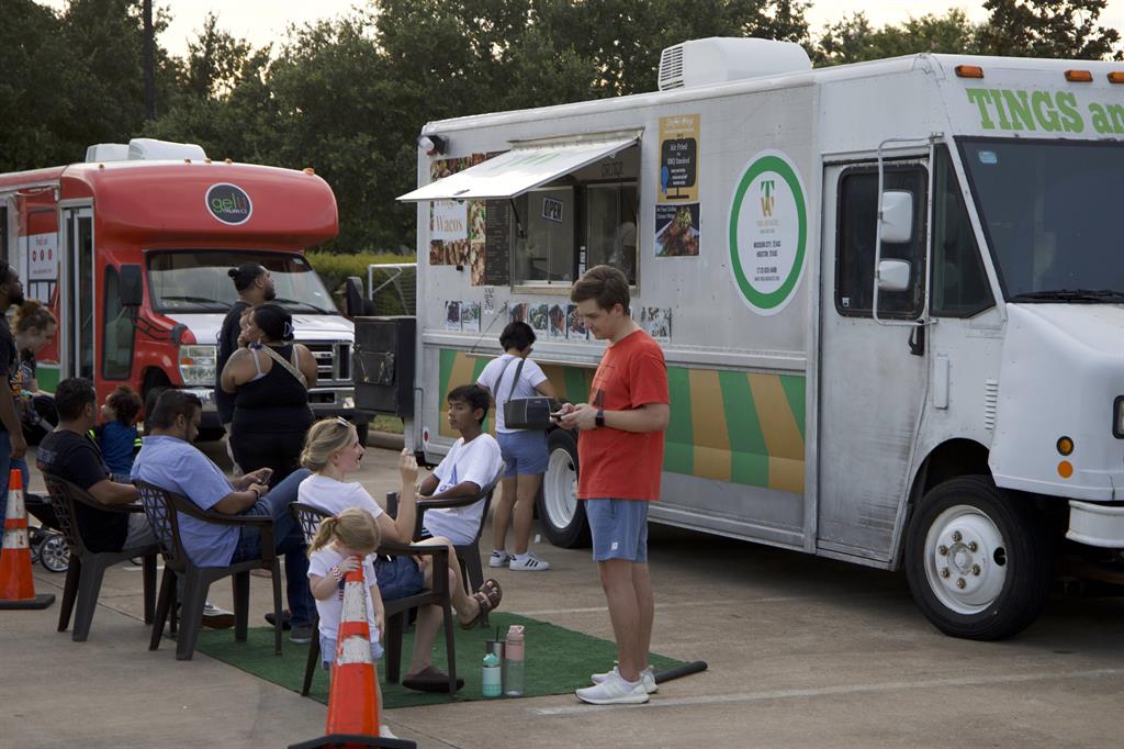 Food trucks at the festival
